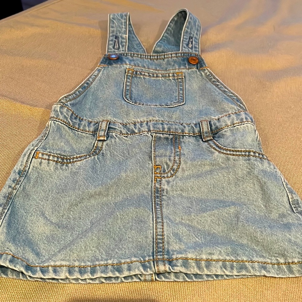 Old Navy 18 to 24 month denim jumper skirt